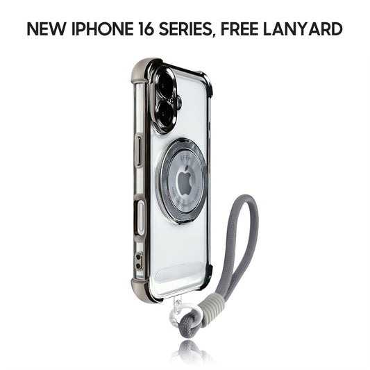 iPhone Lanyard Series | Four-Corner Airbag Anti-Fall Magsafe Phone Case