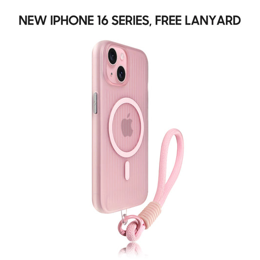 iPhone Lanyard Series | MagSafe Magnetic Frosted Phone Case