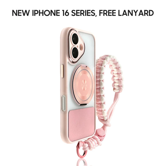 iPhone Lanyard Series | MagSafe Bracket Frosted Phone Case