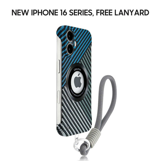 iPhone Lanyard Series | Carbon Fiber Magsafe Magnetic Phone Case