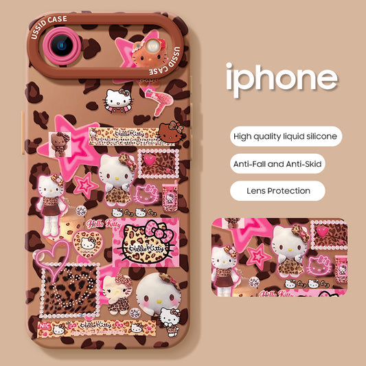 iPhone beads series | Hello Kitty Liquid Silicone Phone Case