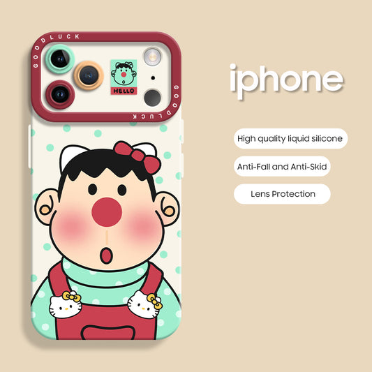 iPhone beads series | Cute Liquid Silicone Phone Case
