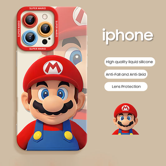 iPhone beads series | Super Mario Liquid Silicone Phone Case