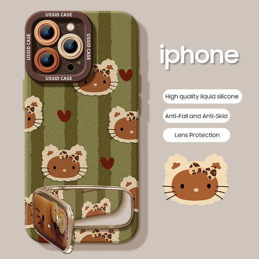 iPhone beads series | Hello Kitty Liquid Silicone Phone Case