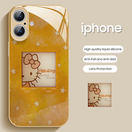 iPhone beads series | Hello Kitty Liquid Silicone Phone Case