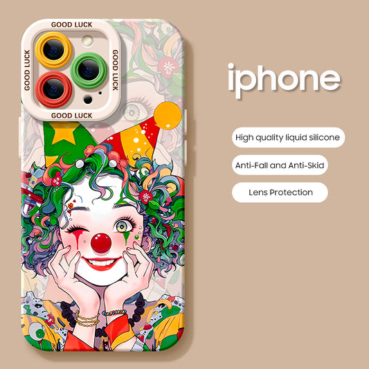 iPhone beads series | Harley Quinn Liquid Silicone Phone Case