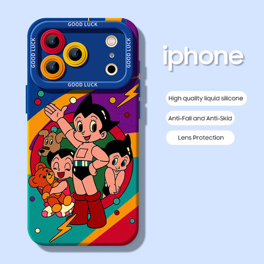 iPhone beads series | Astro Boy Liquid Silicone Phone Case