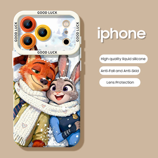 iPhone beads series | Zootopia Liquid Silicone Phone Case