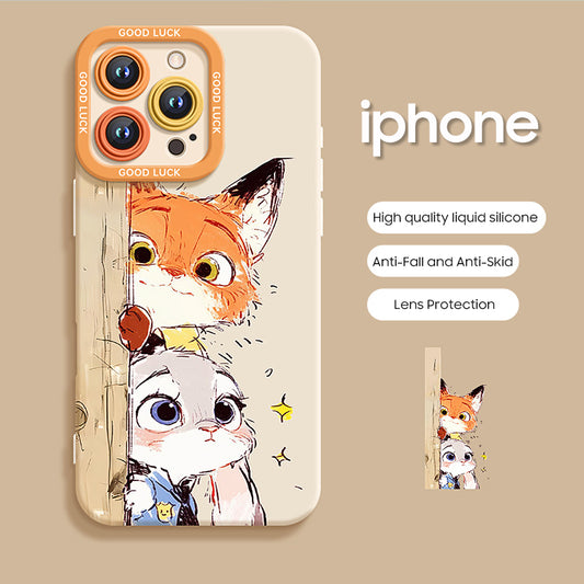 iPhone beads series | Zootopia Liquid Silicone Phone Case