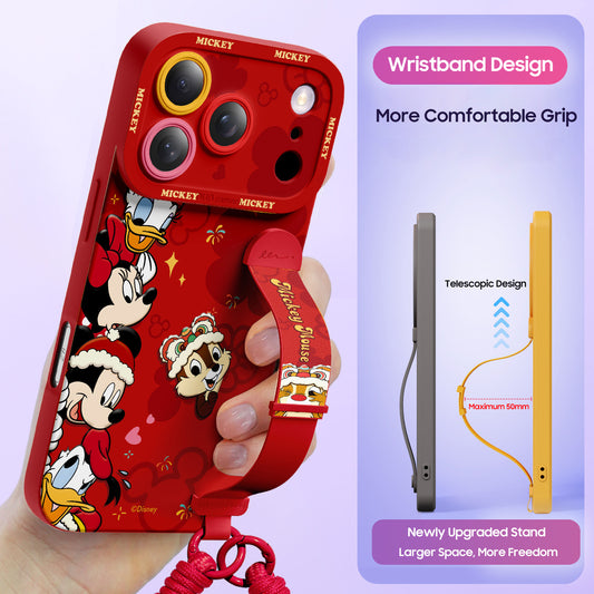 iPhone Wristband Series | "Disney" Liquid Silicone Phone Case