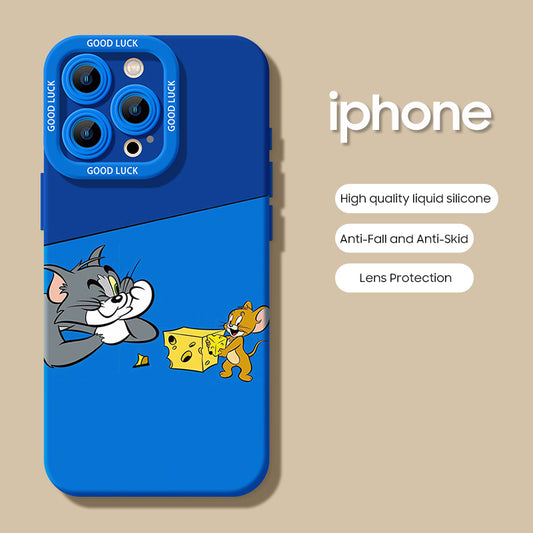 iPhone beads series | Tom and Jerry Liquid Silicone Phone Case