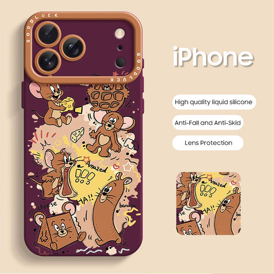 iPhone beads series | Tom and Jerry Liquid Silicone Phone Case
