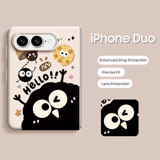 iPhone Duo | Fun Cartoons Phone Case with Matching Beaded Bracelet
