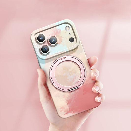 iPhone Lanyard Series | Gradient Color Magnetic Stand Phone Case