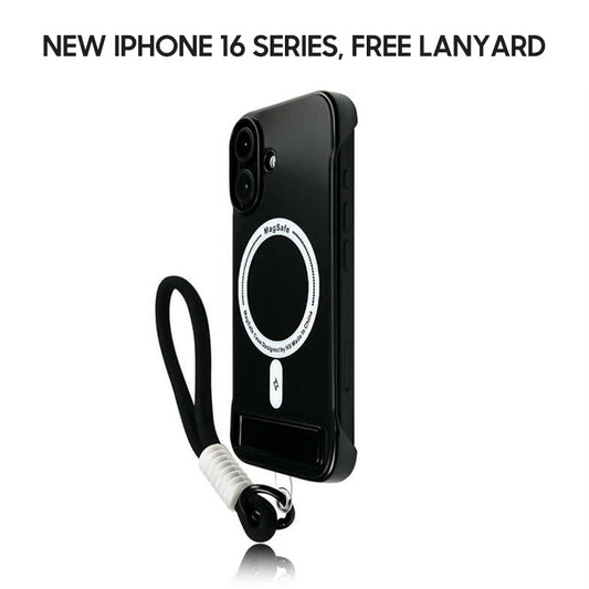 iPhone Lanyard Series | Metal Frosted Phone Case, Supports MagSafe