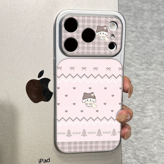 iPhone beads series | Stylish Cartoon Liquid Silicone Phone Case