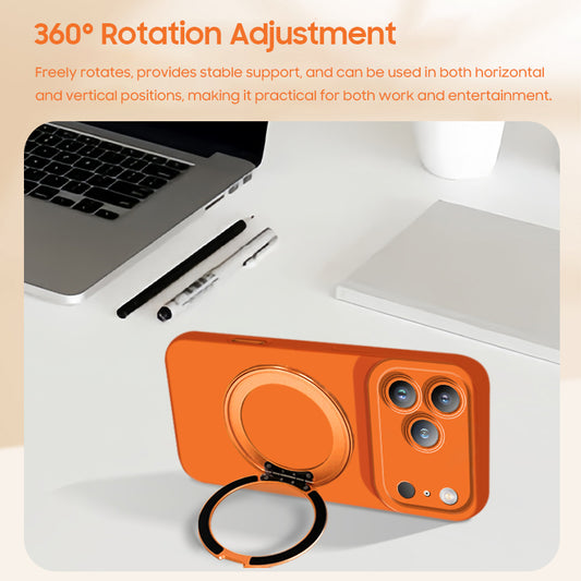 iPhone Lanyard Series | Magnetic rotating stand phone case