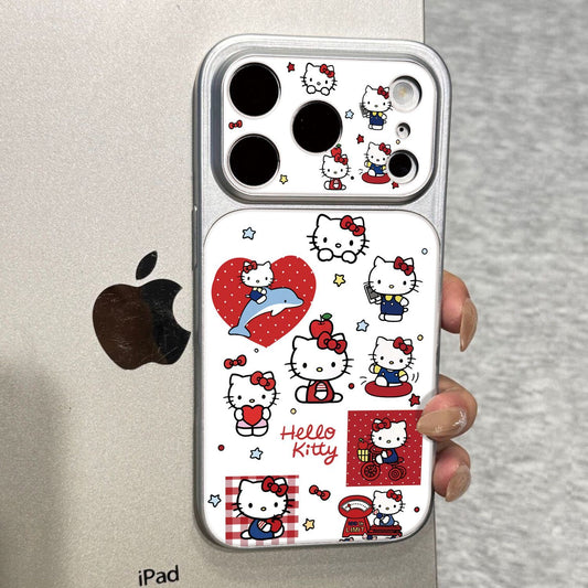 iPhone beads series | Hello Kitty Liquid Silicone Phone Case