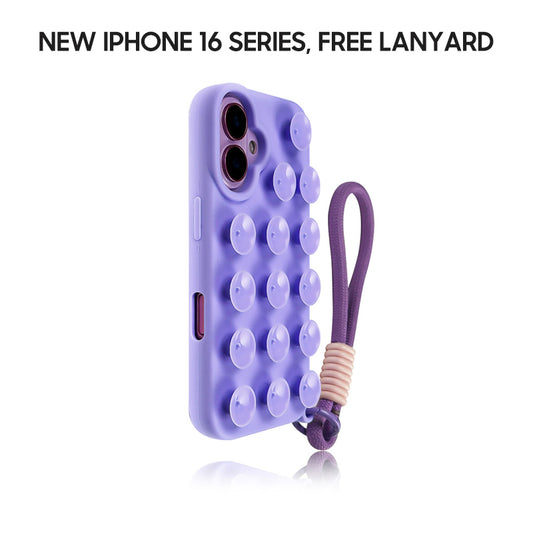 iPhone Lanyard Series | Creative Suction Cup Design Phone Case