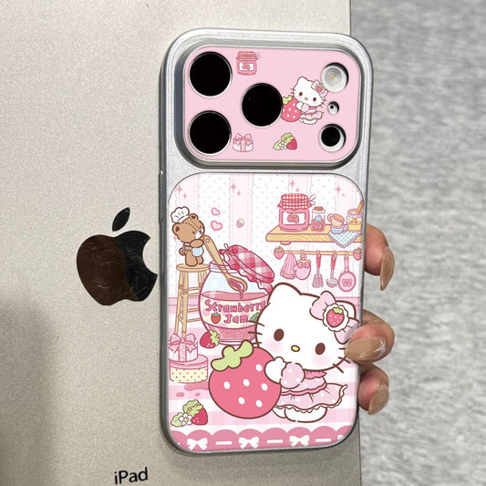 iPhone beads series | Hello Kitty Liquid Silicone Phone Case