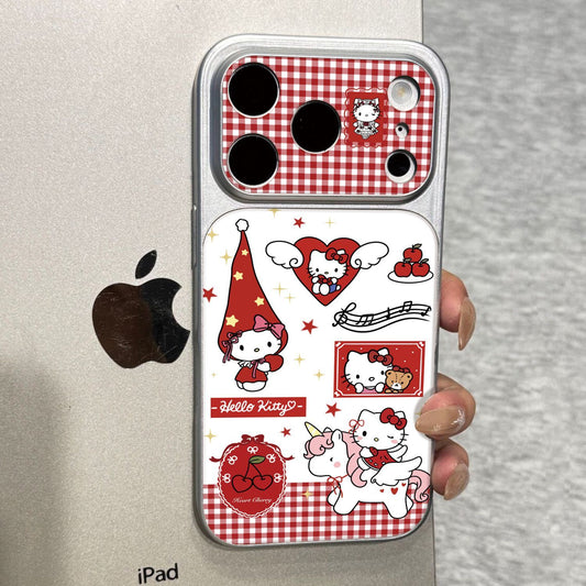 iPhone beads series | Hello Kitty Liquid Silicone Phone Case