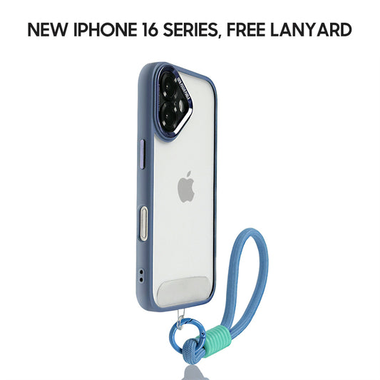 iPhone Lanyard Series | New Translucent Design Frosted Phone Case