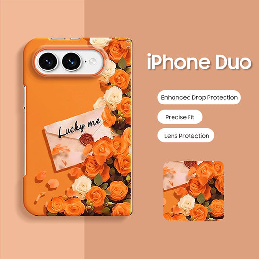iPhone Duo | Aesthetic Floral Phone Case with Matching Beaded Bracelet