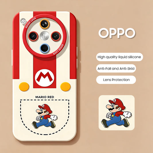 OPPO Series | "Super Mario" Liquid Silicone Phone Case