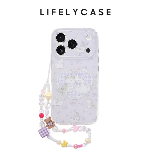 iPhone Lanyard Series | Cartoon Phone Case with a Keychain