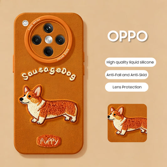 OPPO Series | "Dachshund" Liquid Silicone Phone Case