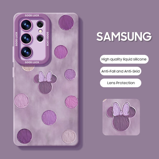 Samsung Series | Disney's Minnie Mouse Liquid Silicone Phone Case