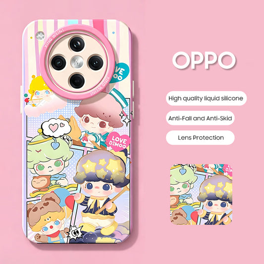 OPPO Series | "DIMOO and CRYBABY" Liquid Silicone Phone Case