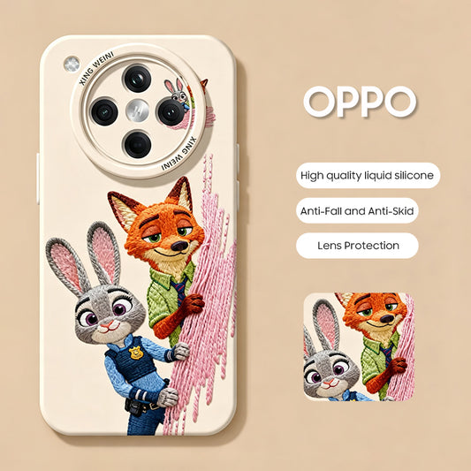 OPPO Series | "Zootopia" Liquid Silicone Phone Case