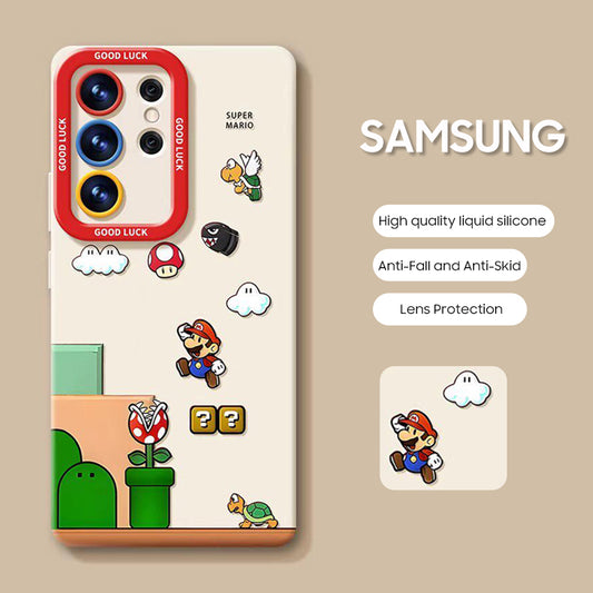 Samsung Series | "Super Mario" Liquid Silicone Phone Case
