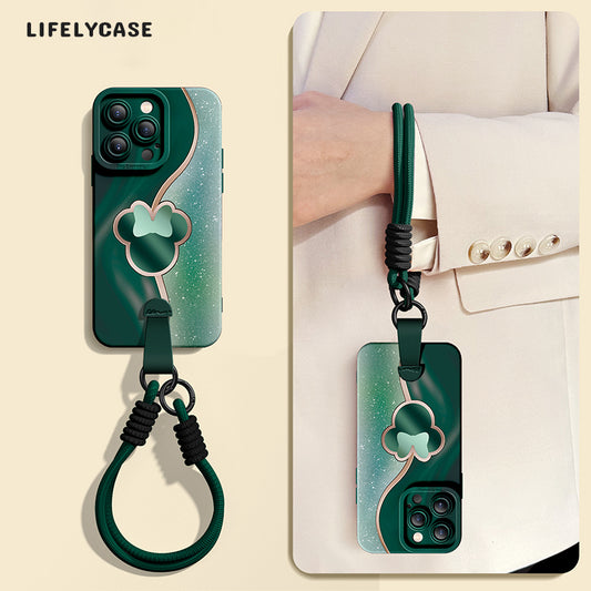 iPhone Series | Disney Silicone Phone Case [free Wrist Rope/Cross-Body Strap Rope]