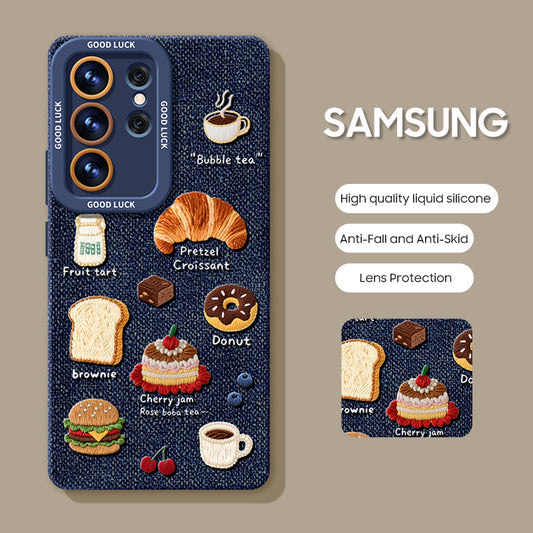 Samsung Series | "Baking Series" Liquid Silicone Phone Case
