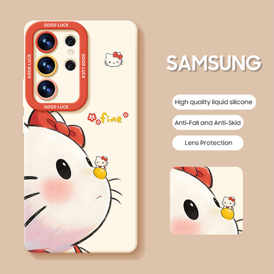 Samsung Series | "Hello Kitty" Liquid Silicone Phone Case