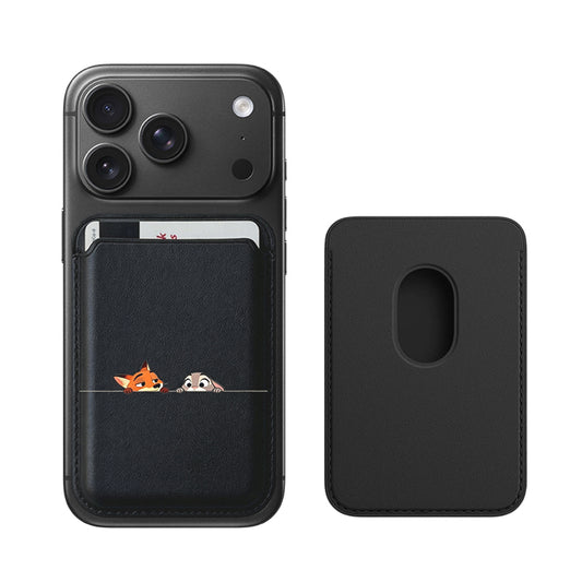 Leather Wallet With MagSafe - Zootopia