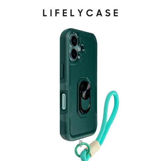 iPhone Lanyard Series | Military Grade Anti-Drop Bracket Phone Case