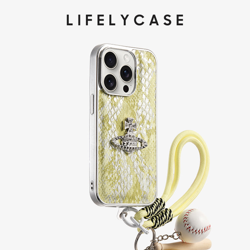 iPhone Lanyard Series | Vivienne Westwood Luxury Design Snake Print Ph