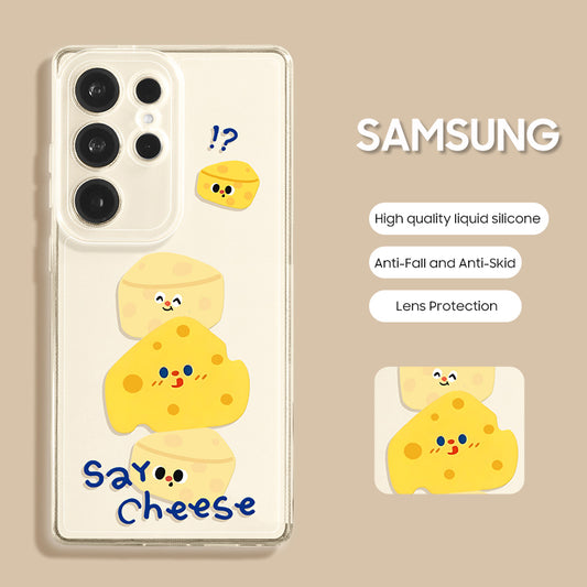 Samsung Series | "Cheese" Liquid Silicone Phone Case