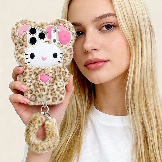 iPhone Series | Plush Hello Kitty Cartoon Phone Case