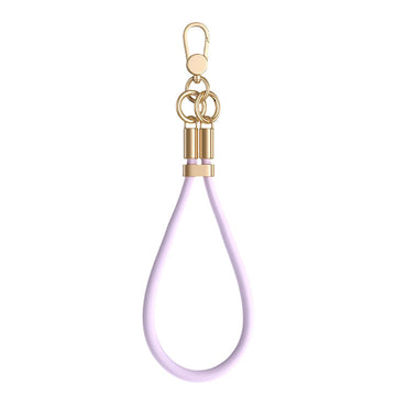 Minimalist Phone Wrist Strap with Gold-Tone Hardware