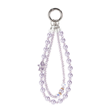 Beaded Phone Wrist Strap | Pearl-Style Phone Lanyard