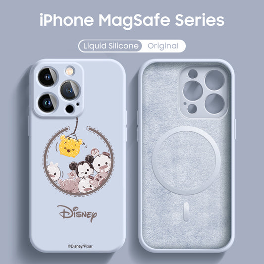 iPhone Lanyard Series | Disney Design Liquid Silicone MagSafe Phone Case