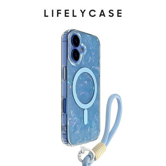 iPhone Lanyard Series | Luxury Phone Case with Shell Pattern Design