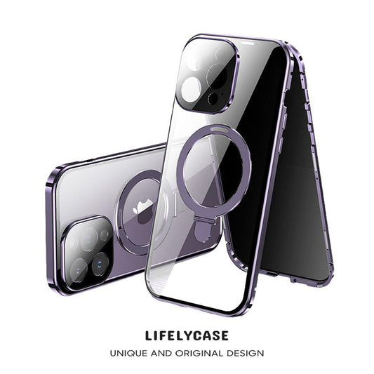 Série iPhone MagSafe | Étui de téléphone avec support pliable Magsafe double face