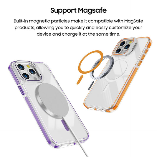 Série iPhone MagSafe | Étui de téléphone en métal MagSafe pour lunettes de protection 