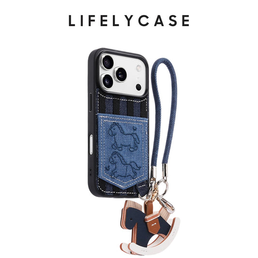 iPhone Lanyard Series | Cartoon Phone Case with a Keychain