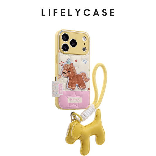 iPhone Lanyard Series | Cartoon Phone Case with a Keychain